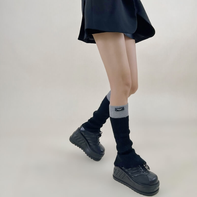 Academia joint color leg warmers