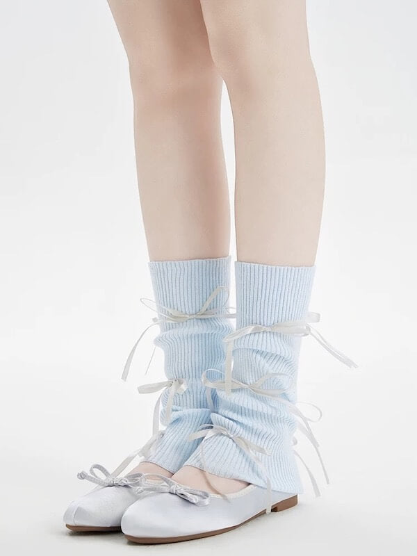 Ballet core bows leg warmers