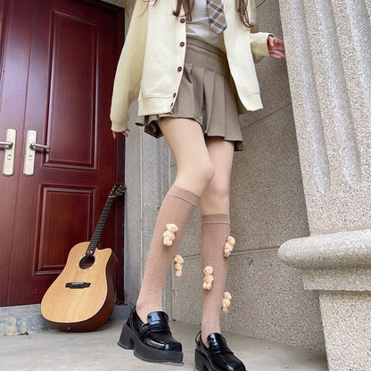 3D bear dolls stockings