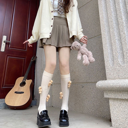 3D bear dolls stockings