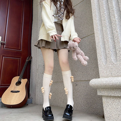 3D bear dolls stockings
