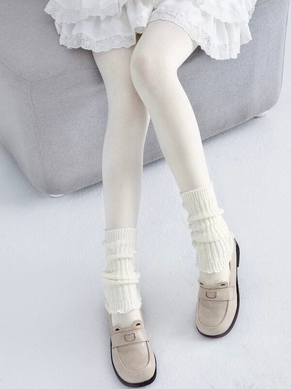 600D lolita white tights