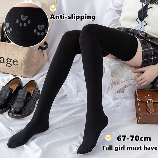 Thigh High 70cm Anti-slip silica gel pure stockings