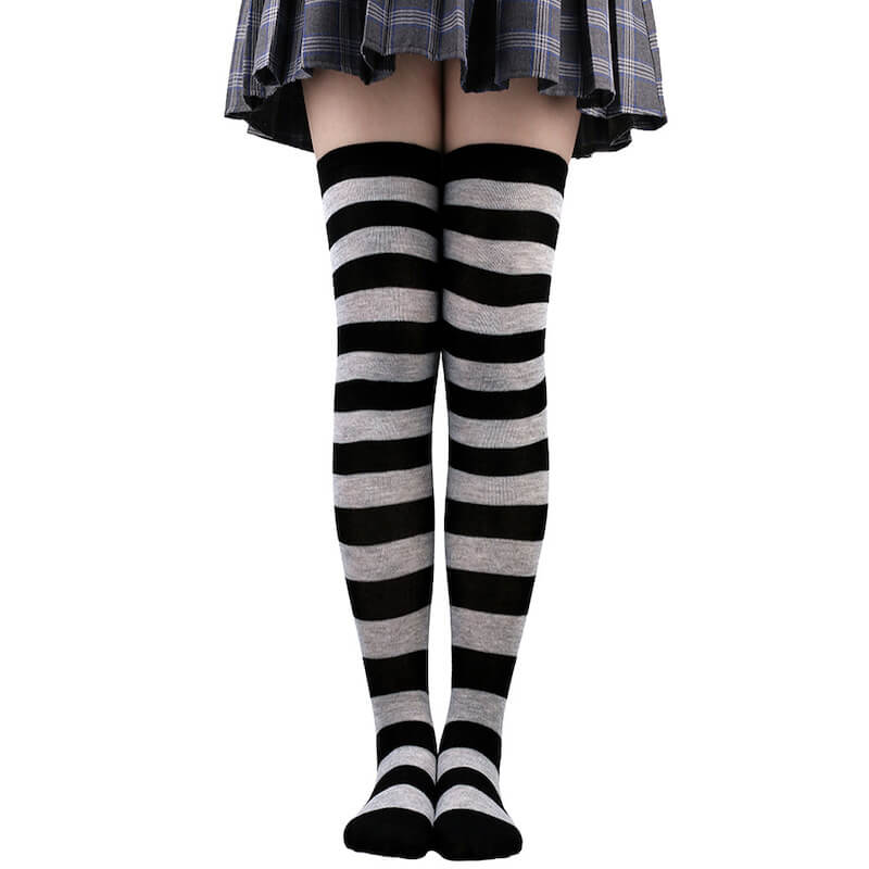 Grey black (wide stripes)