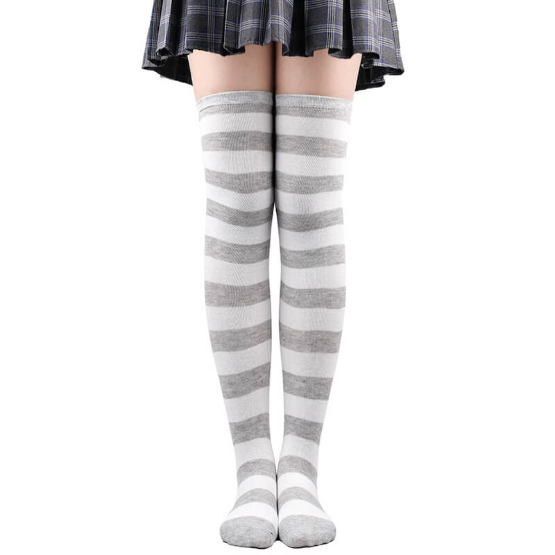 White light grey (wide stripes)