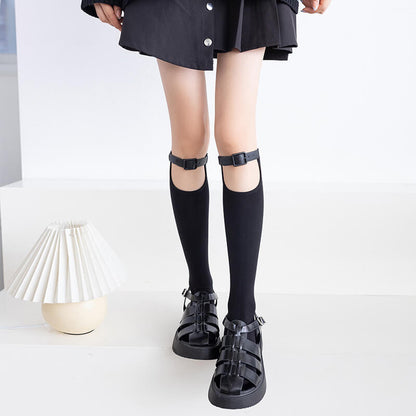Alternative buckles stockings