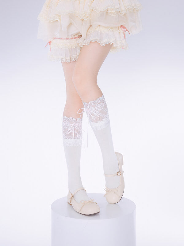 Angel lace stockings