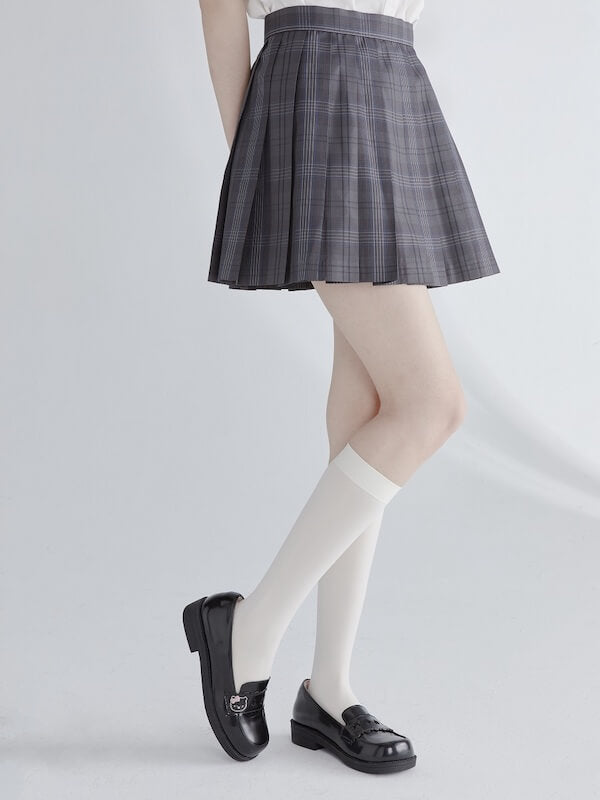 Anti-Slip thigh high soft velvet stockings for school uniform cosplay