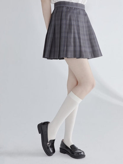 Anti-Slip thigh high soft velvet stockings for school uniform cosplay