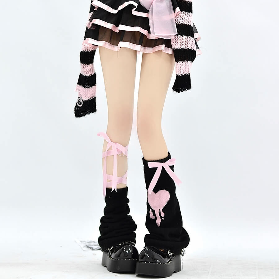 With ribbons