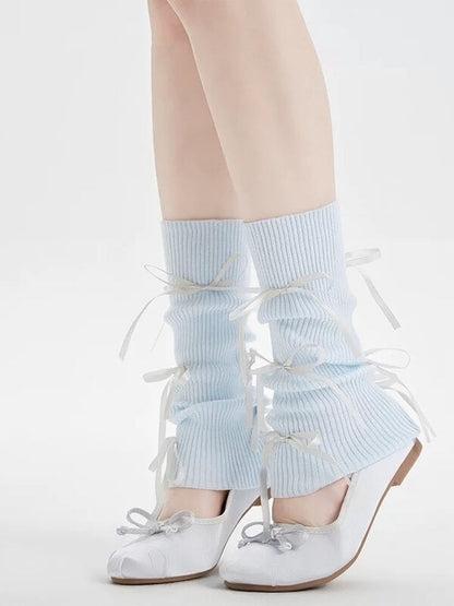 Ballet core bows leg warmers