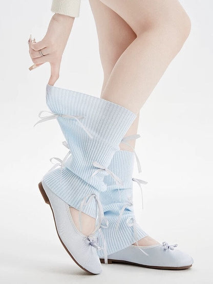 Ballet core bows leg warmers