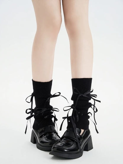 Ballet core bows leg warmers