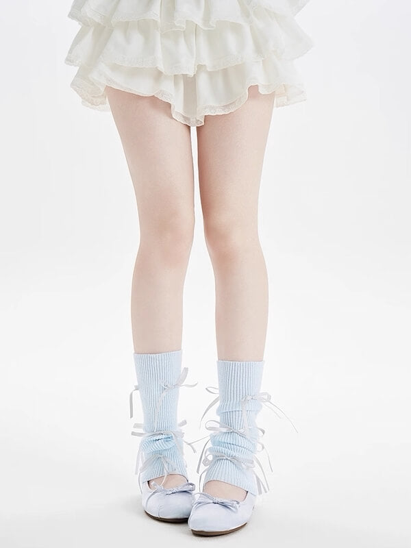 Ballet core bows leg warmers