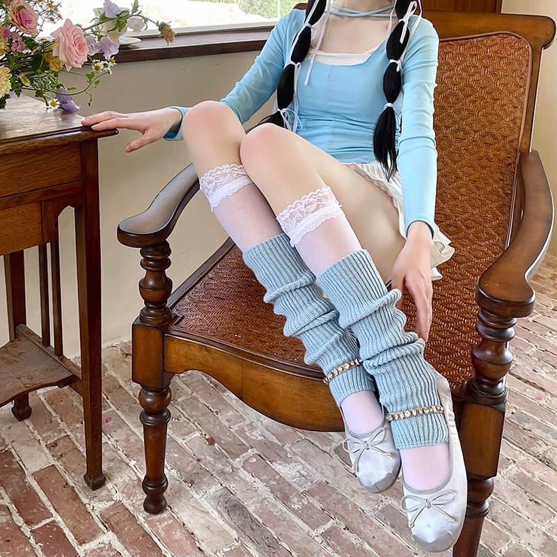 Leg warmers only - Blue