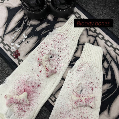 Bloody bears leg warmers
