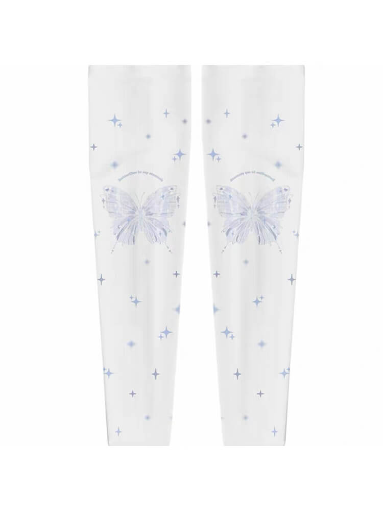 C Light Blue Butterflies