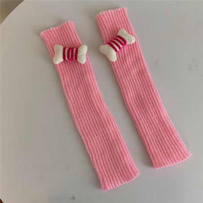 Candy bones y2k leg warmers