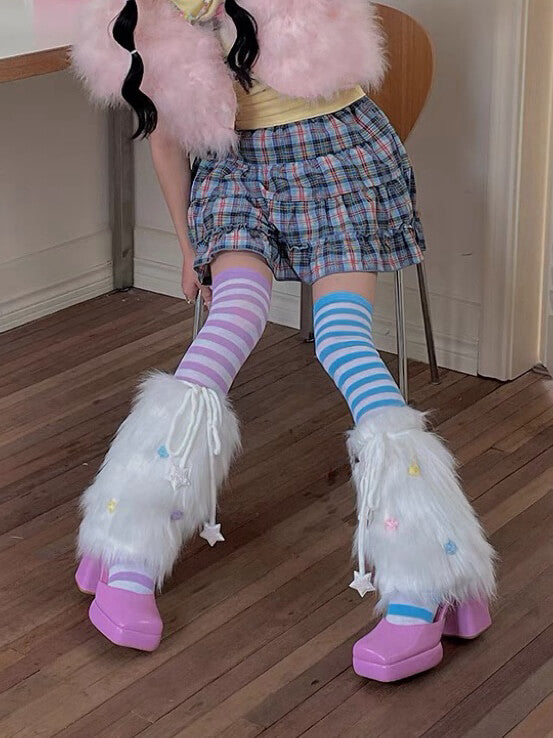 White leg warmers only