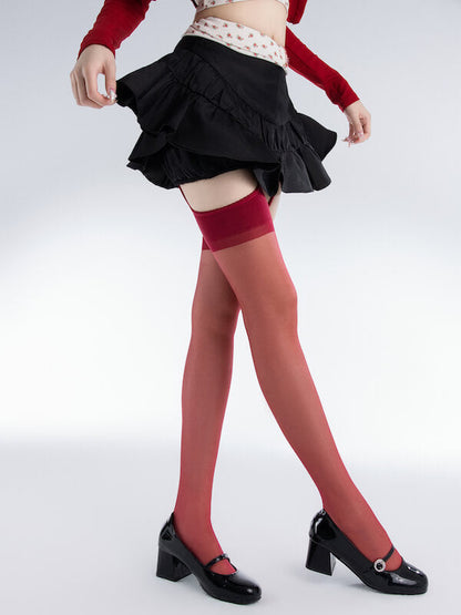Coquette doll suspender tights