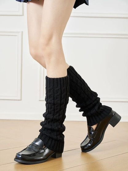 Cozy jfashion knit leg warmers