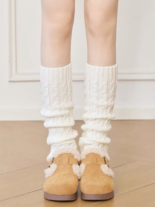 Cozy jfashion knit leg warmers