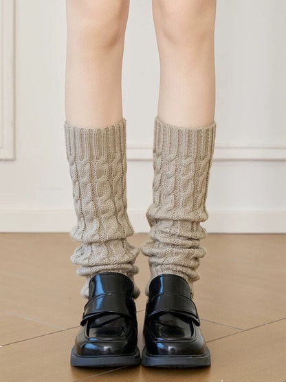 Cozy jfashion knit leg warmers