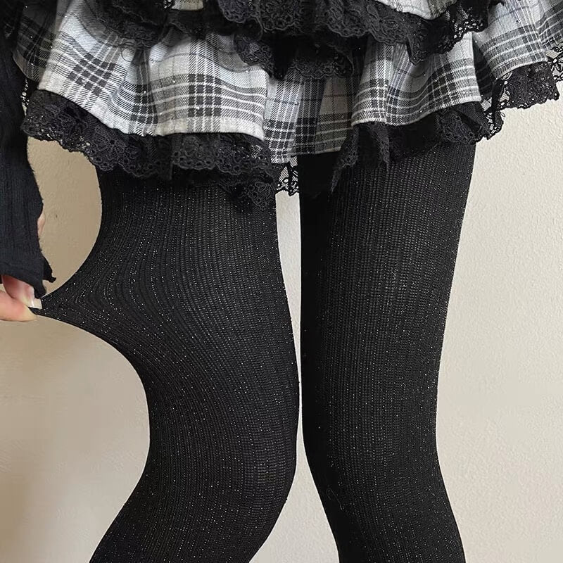 Black Shiny Tights