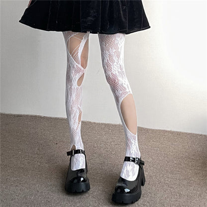 Darkness aesthetic tearing tights