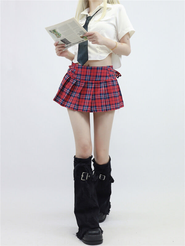 Denim y2k spice leg warmers
