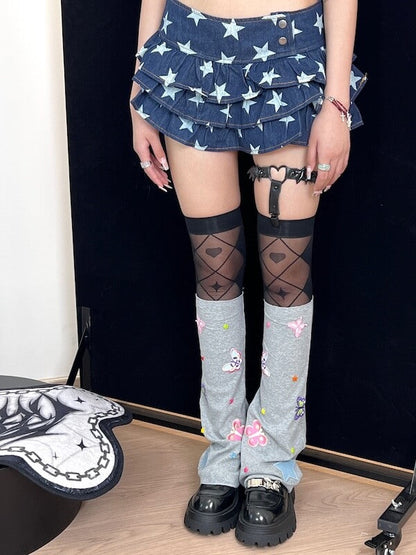 Dopamine y2k butterfly leg warmers