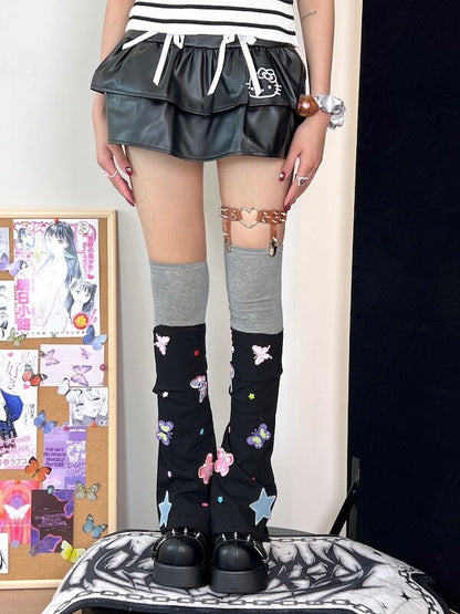 Dopamine y2k butterfly leg warmers
