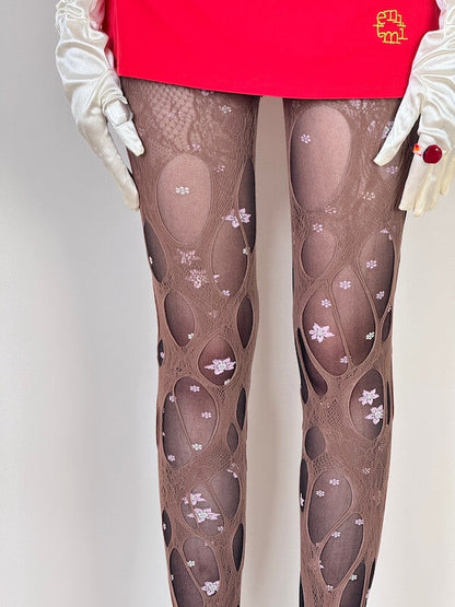 Edgy y2k ripped tights
