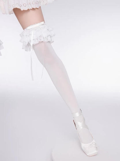 Fabulous lace layers stockings