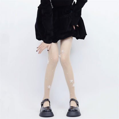 Fairy core doll flower bead tights