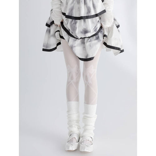 Fairy core knot bow tights
