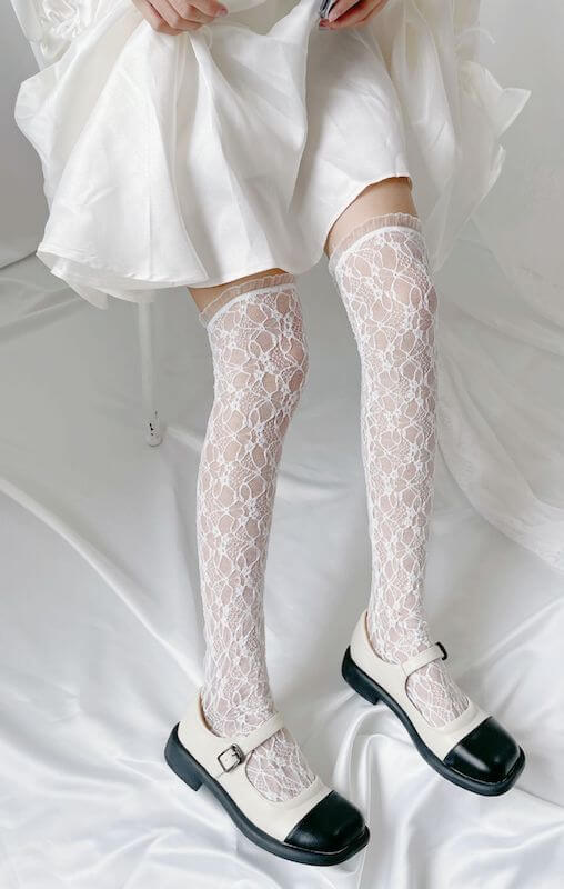 Fairy core lace stockings