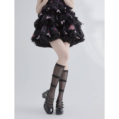 Fairy lolita shinning lace stockings