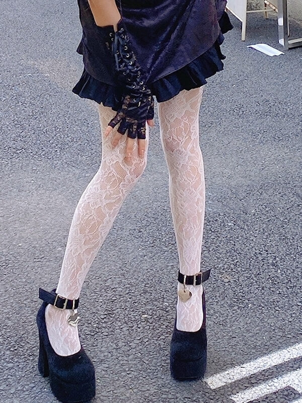 Flower in love tights
