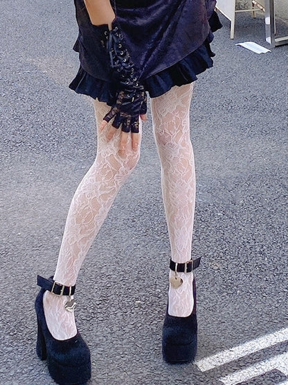 Flower in love tights