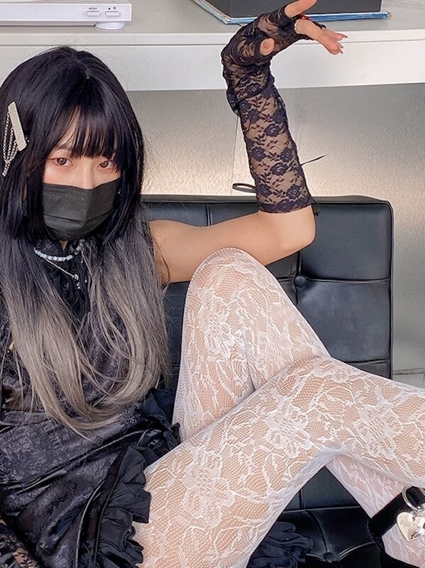 Flower in love tights