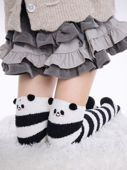 Fluffy cute stockings