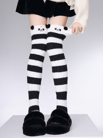 Fluffy cute stockings
