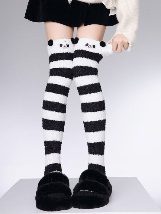 Fluffy cute stockings