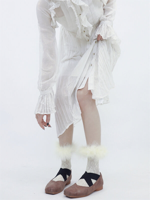 Fluffy doll stockings