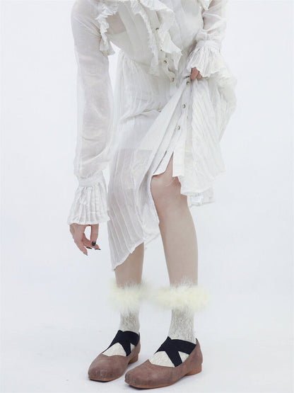 Fluffy doll stockings