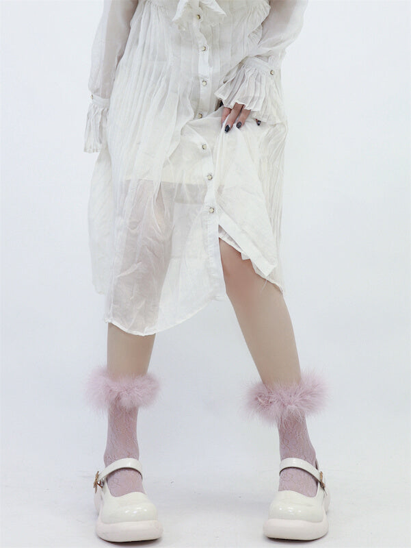 Fluffy doll stockings
