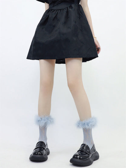 Fluffy doll stockings