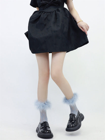 Fluffy doll stockings