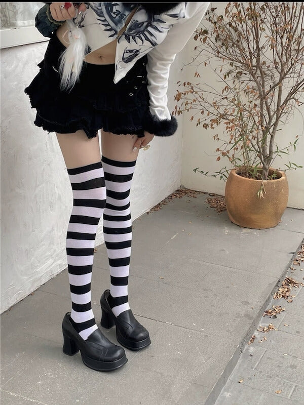 Black White - Wide stripes
